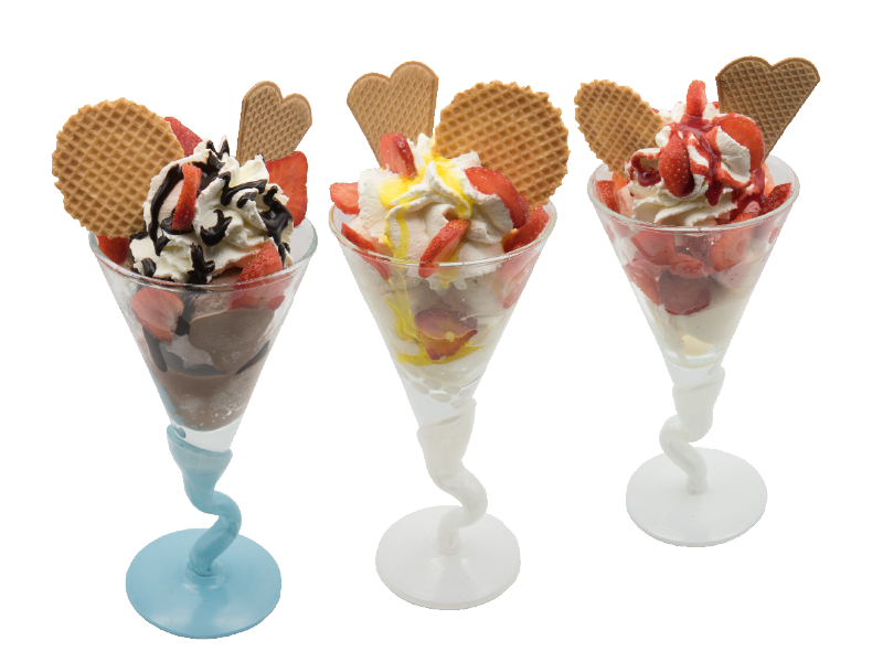 Erdbeer Eisbecher