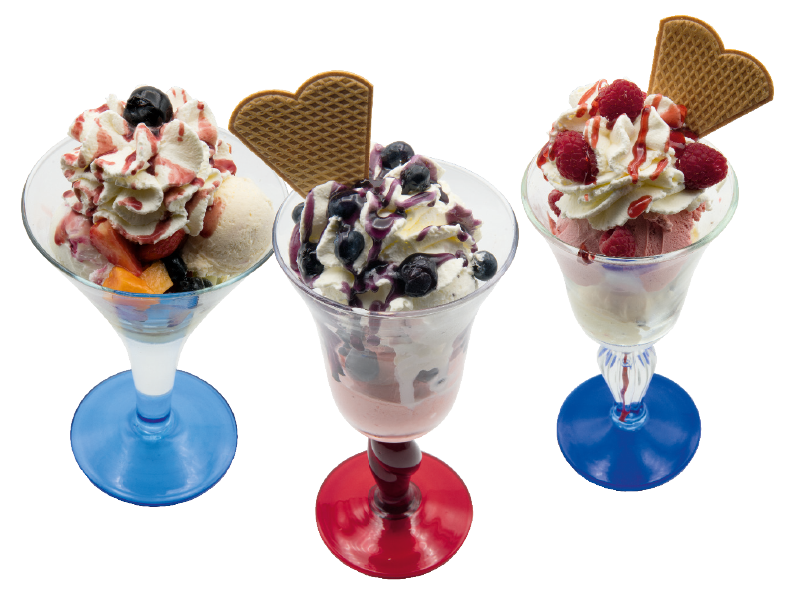Frucht Eisbecher